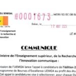 Bourses dExcellence UEMOA 2025