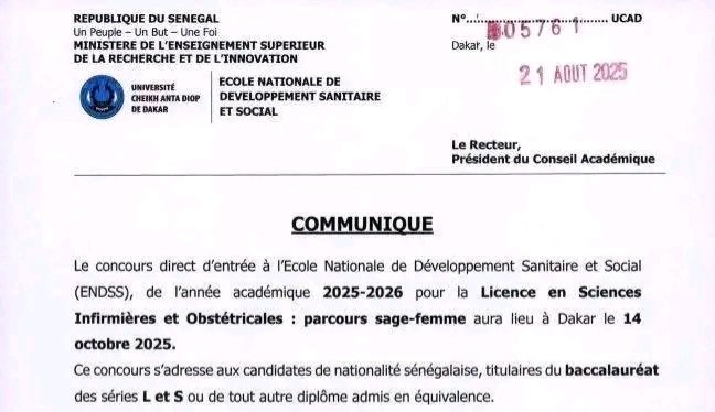 Concours ENDSS 2025