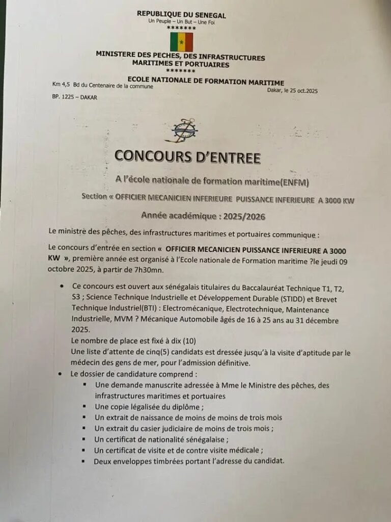 Concours ENFM 2025 : ouverture des dépôts dossiers 2 1756753601406