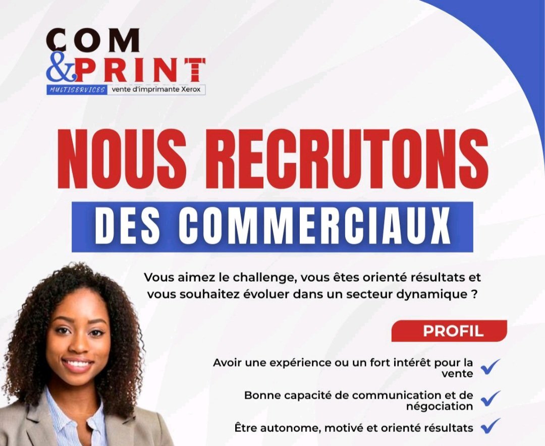 COM PRINT Multiservices recrute des
