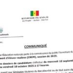 Concours CREM 2025 2026 depot des candidatures ouvert