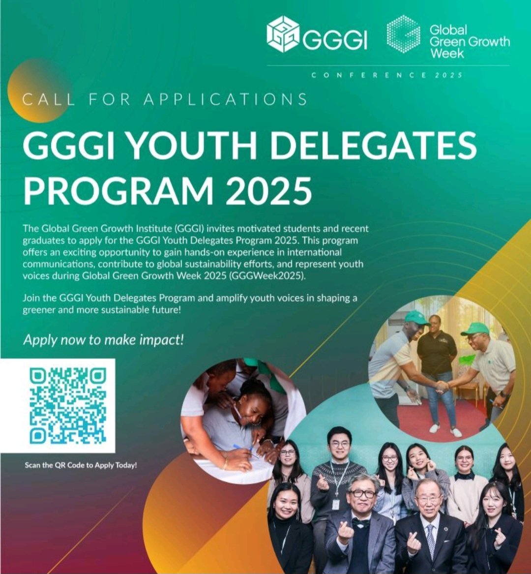 Programme des jeunes delegues GGGI 2025
