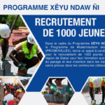 Programme XEYU NDAW GNI Liste des beneficiaires des bons de formations