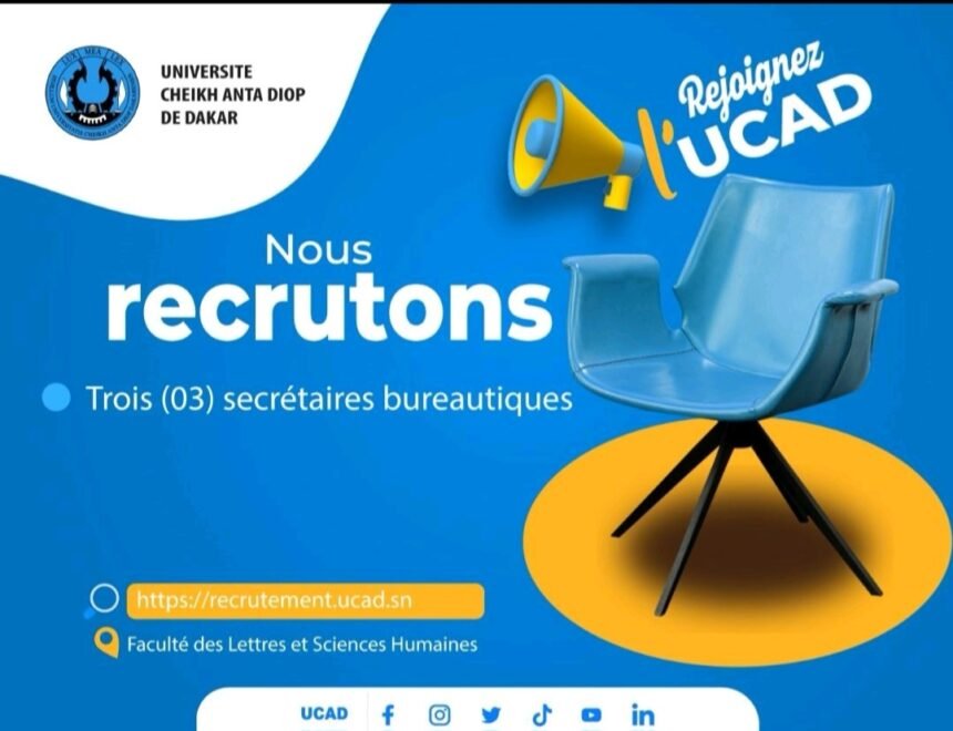 Recrutement de trois secretaires bureautiques