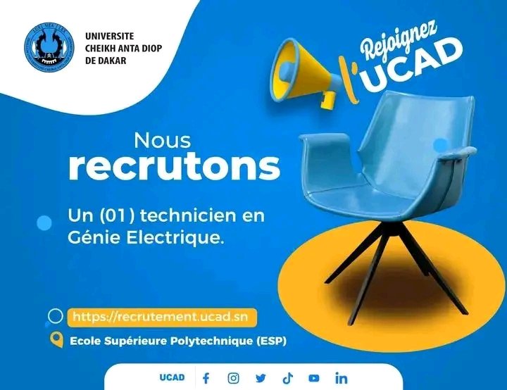 Avis de recrutement d'un (e) Technicien(ne) en Génie Électrique 1 Avis de recrutement dun e Technicienne en Genie Electrique