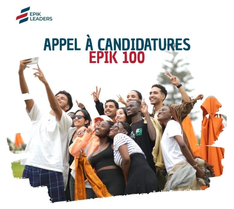 Appel à candidature EPIK 100 : Recrutement de 100 jeunes 1 EPIK 100