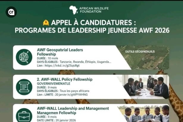 Programmes de Leadership Jeunesse AWF 2026