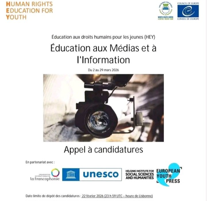 Appel a candidatures Formation internationale en ligne sur lEducation aux Medias et a lInformation EMI