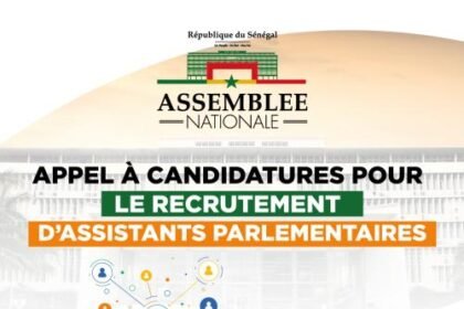 Appel a candidatures pour le recrutement dAssistants parlementaires