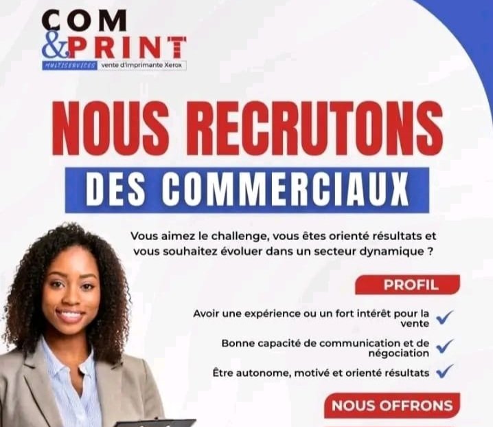 COM PRINT Multiservices recrute des