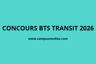 Concours BTS Transit 2026