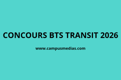 Concours BTS Transit 2026
