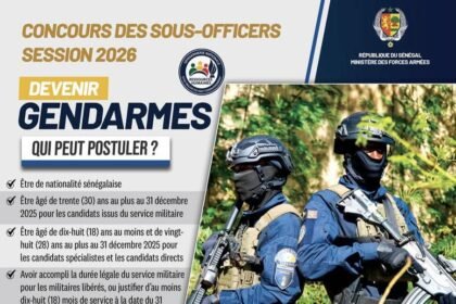 Concours Gendarmerie 2026