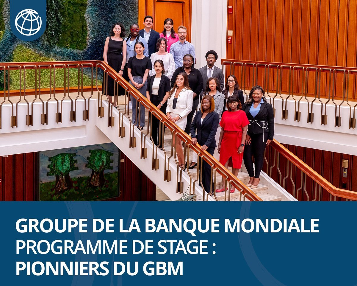 Programme de stage du Groupe de la Banque mondiale 2026