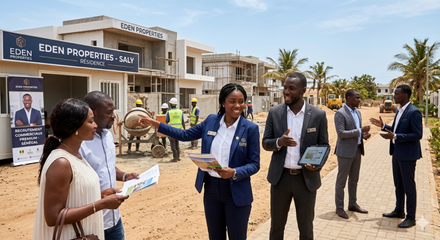 Eden Properties Invest recherche des commerciaux premium au Sénégal 1 Eden Properties Invest recrute des commerciaux premium au Senegal