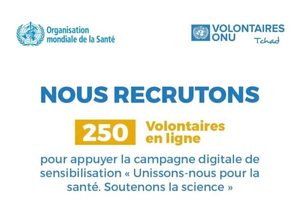 LOrganisation Mondiale de la Sante OMS recrute 250 volontaires