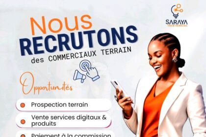 Saraya Tech Senegal recrute des Commerciaux Terrain