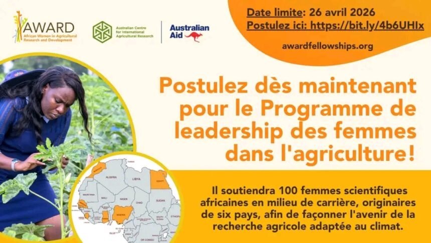 appel a candidatures pour un programme de formation Afrique–Australie