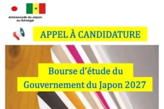 Bourses du Gouvernement du Japon 2027