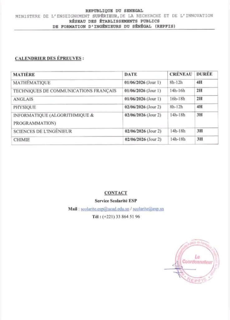 Concours d'entrée aux grandes écoles d'ingénieurs du sénégal - session 2026 5 IMG 20260427 WA0003