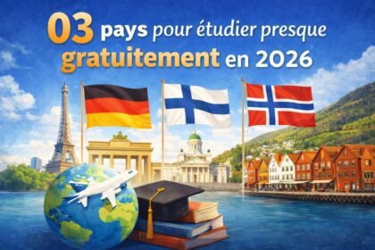03 pays pour etudier presque gratuitement en 2026 sans bourse