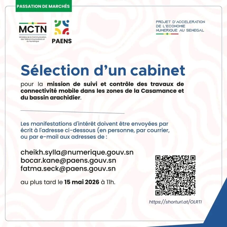 Le Ministère de la Communication, des Télécommunications et du Numérique recrute 1 1777887074066