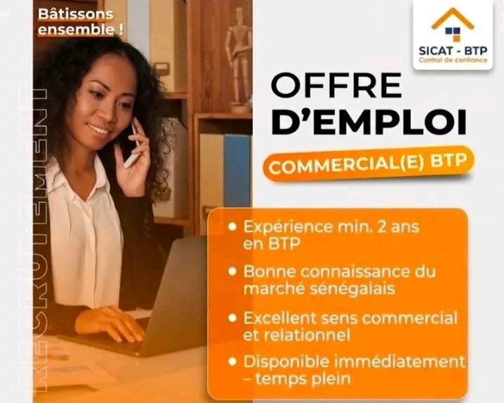 SICAT BTP recrute un(e) Commercial(e) BTP à Dakar 1 1778757916775 1
