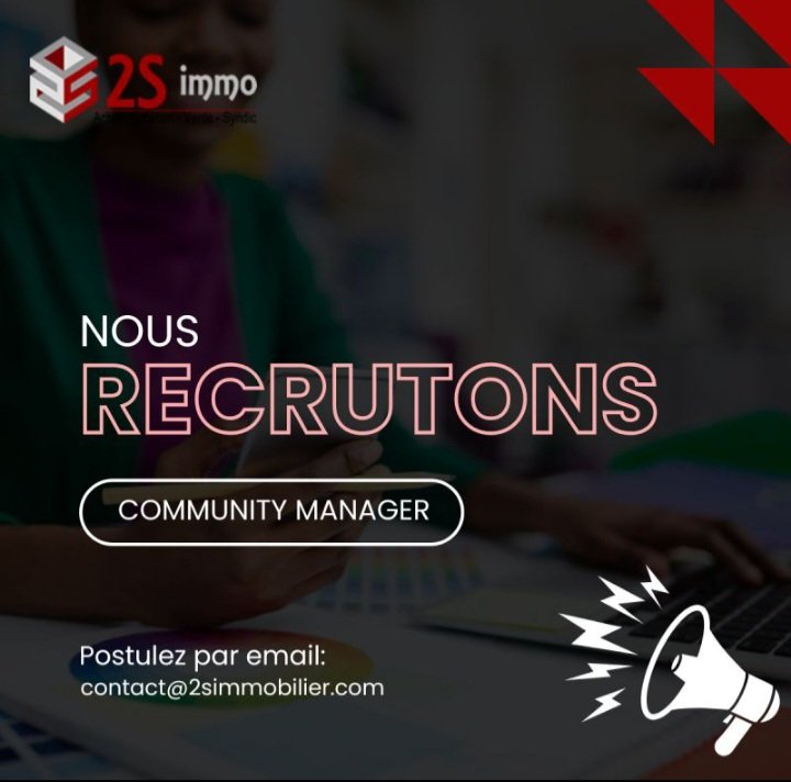 2SIMMO recrute un Community Manager