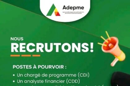 ADEPME recrute 04 plusieurs profils