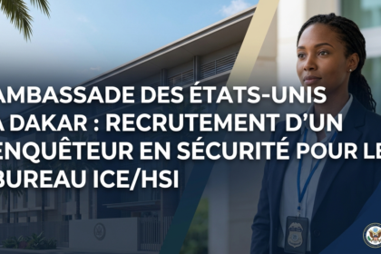 Ambassade des EtatsUnis recrute recrutement dun Enqueteur en Securite