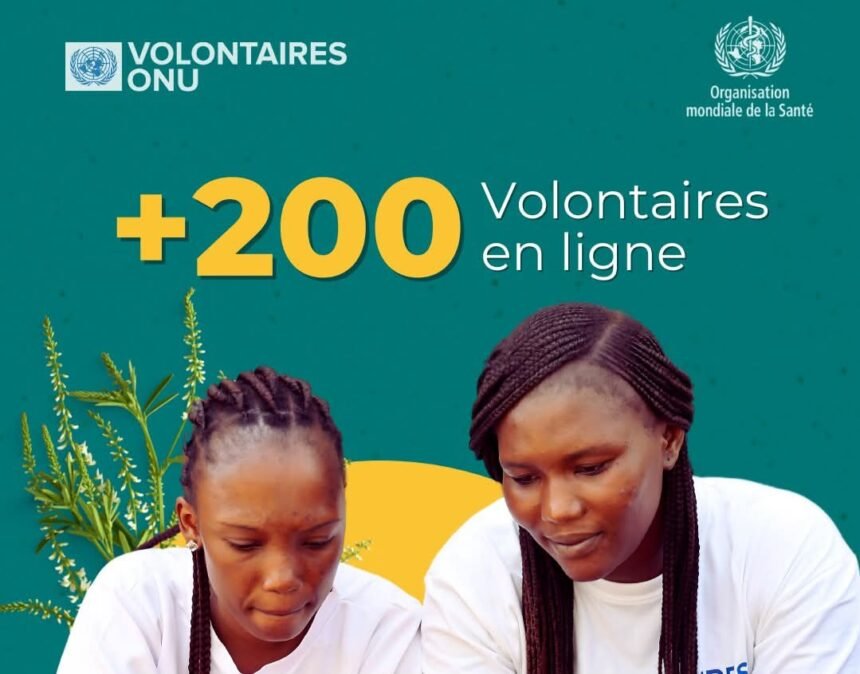 Organisation mondiale de la Sante recrute 200 volontaires en ligne
