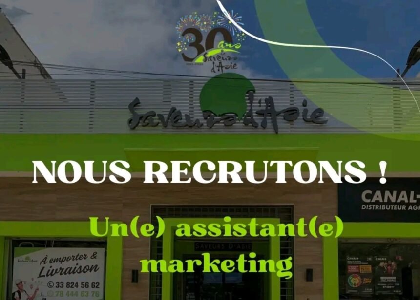 Saveurs dAsie recrute une Assistante Marketing