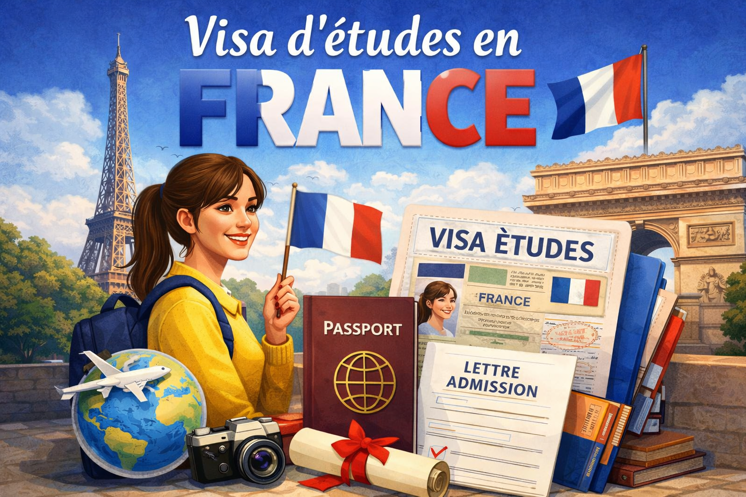 Visa detudes en France