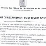 EAMAU recrute plusieurs postesEAMAU recrute plusieurs postes