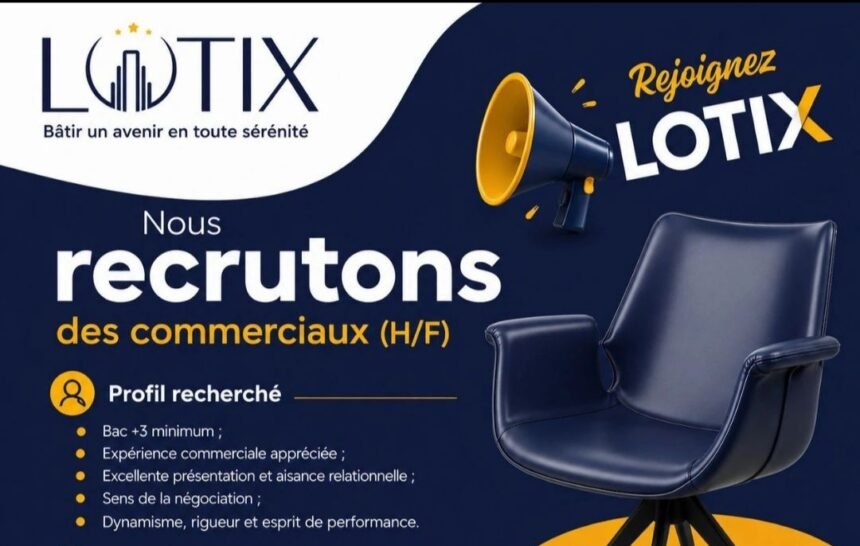 Lotix recrute une equipe commerciale