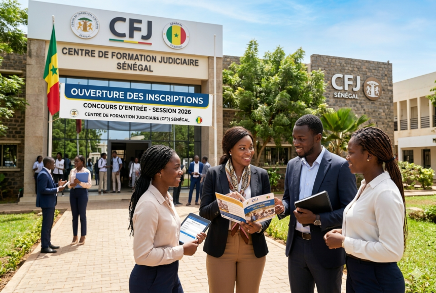 Ouverture des inscriptions aux concours dentree au Centre de Formation Judiciaire CFJ Session 2026 Senegal