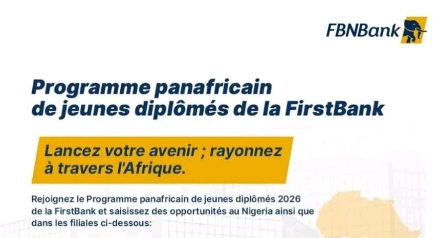 Programme de formation des diplomes panafricains de FirstBank 2026