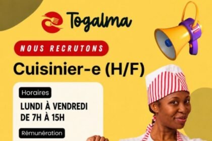 Togalma recrute une Cuisinierere