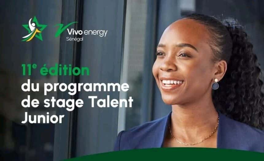 Vivo Energy Senegal recrute des stagiaires dans le cadre du Programme Talent Junior 2026