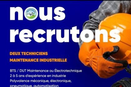Yellitaare recrute 01 Techniciens Maintenance Industrielle et Responsable Qualite