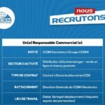 CCBM Electronics recrute un Responsable Commercial a Dakar