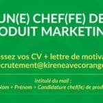 Kirene avec Orange recrute une Cheffe de Produit Marketing – Senegal 2026