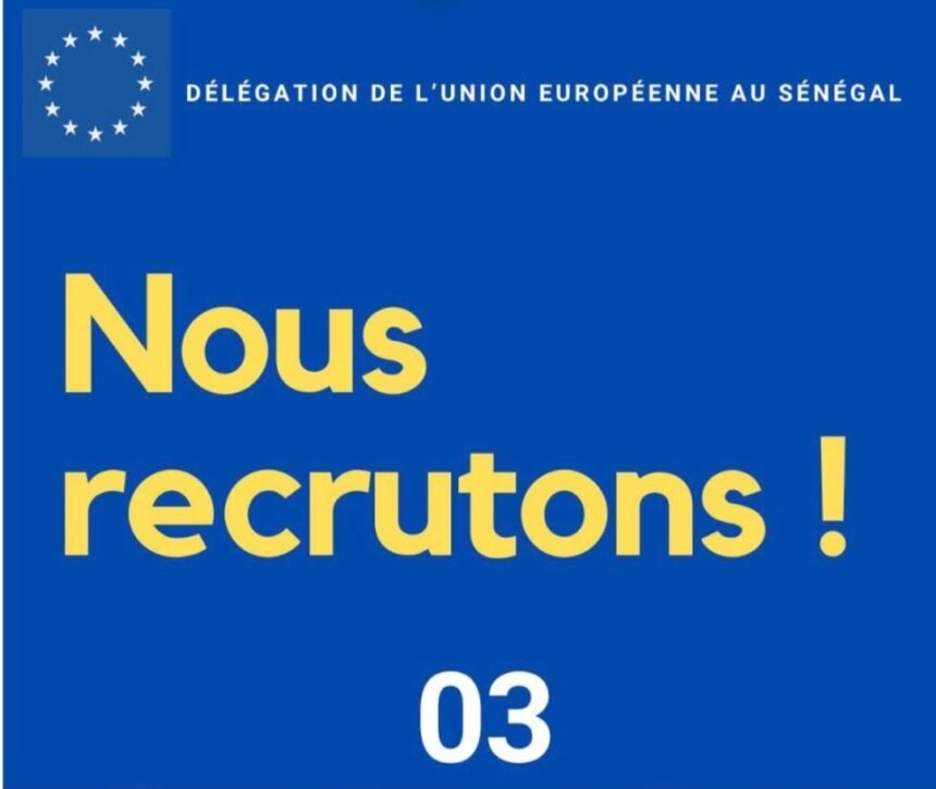 La Delegation de lUnion Europeenne au Senegal recrute 03 Gestionnaires Budget et Comptabilite
