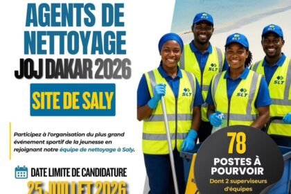 SLT recrute 78 agents de nettoyage a Saly