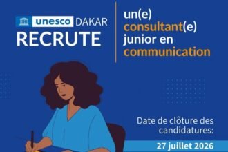 UNESCO recrute une Consultante junior