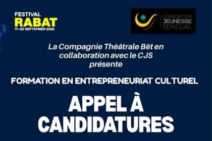 APPEL À CANDIDATURES – FORMATION EN ENTREPRENEURIAT CULTUREL